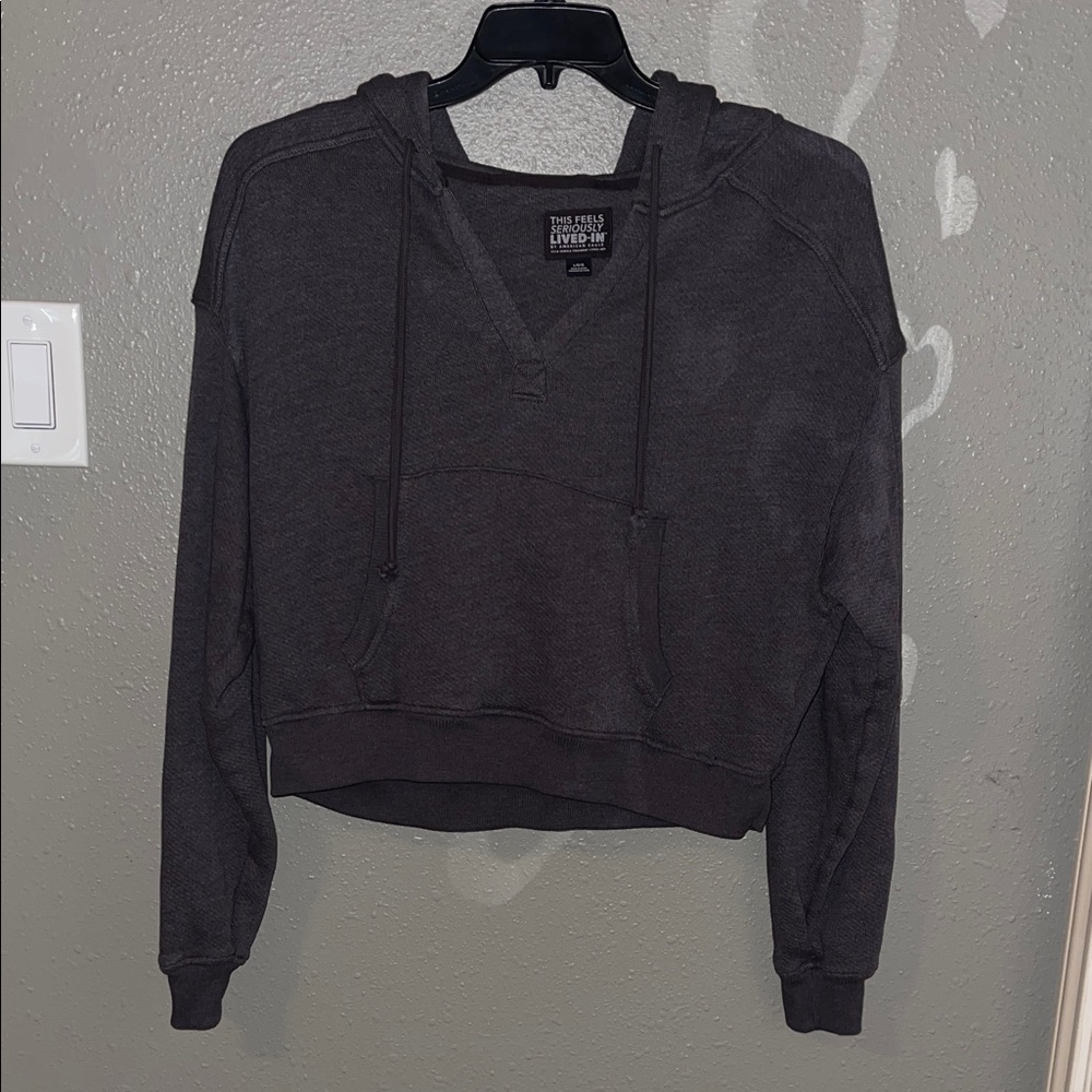 American Eagle Cropped Hoodie